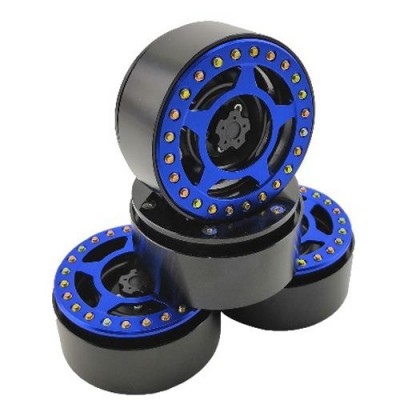 [�˾���ũ] DTCW02208B [DETAILS TECH] 02208B(4PCS �Ѵ��, ��Ż ���� ��) 2.2 Aluminum Beadlock Crawler Wheels 4pcs