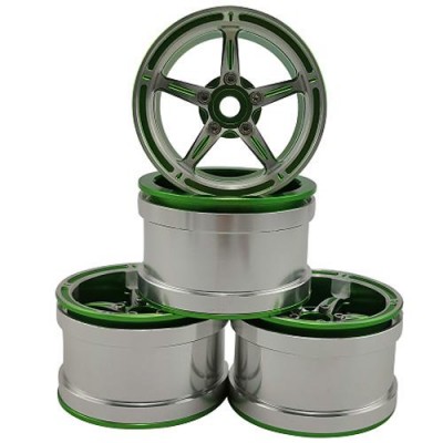 [�˾���ũ] DTCW22001B [DETAILS TECH] 22001B(4PCS �Ѵ��, ��Ż ���� ��) 2.2 Aluminum Beadlock Crawler Wheels 4pcs