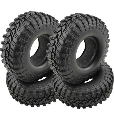 [�˾���ũ] DTPA02004 [DETAILS TECH] (4PCS, �Ѵ��, ��Ŭ, ������ Ÿ�̾�) Crawler Tires with Foams for 1.9 Wheels D 113x45mm 4pcs/set