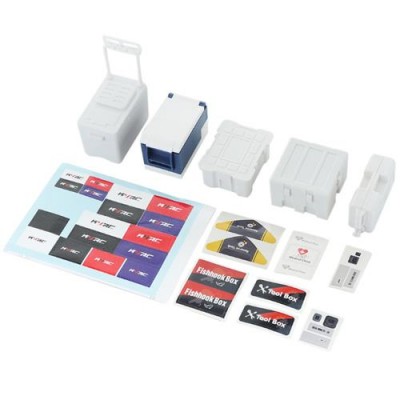 [˾ũ] DTSM04002C [DETAILS TECH] ( Ǽ) RC Decorative 5pcs set Tool Case Scale Accessories (White)