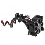 [DETAILS TECH] 36mm Alu RC Car Motor Cooling Fan with Heatsink 603030MM (Black)