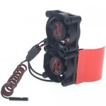 [DETAILS TECH] (1:10  Ʈũ ) 36mm Alu RC Car Double Motor Cooling Fan with Heatsink