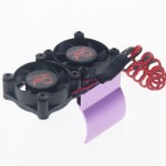 [DETAILS TECH] (1:10  Ʈũ ) 36mm Alu RC Car Double Motor Cooling Fan with Heatsink