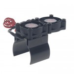[DETAILS TECH] (1:10  Ʈũ ) 36mm Alu RC Car Double Motor Cooling Fan with Heatsink