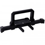 [DETAILS TECH] Aluminum Front Bumper Set w/ Winch Plate Style C -Black for (TRX-4)