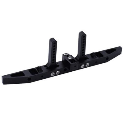 [˾ũ] DTUP04002 [DETAILS TECH] Aluminum Rear Bumper Set w/ Winch Plate Style C -Black for (TRX-4)