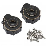 [DETAILS TECH] (TRX-4 ɼƮ) Brass Outer Rear/Front Portal Housing For TRX-4 - Black