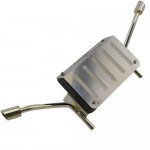 [DETAILS TECH] (TRX-4 ɼƮ) Metal Oil Tank and Exhaust Pipe For TRX-4 - Silver