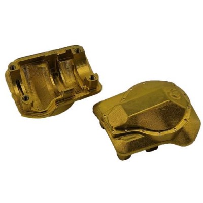 [˾ũ] DTUP08003 [DETAILS TECH] (TRX-4 ɼƮ) Brasss Cover of Front and Rear Axle Housing for TRX-4