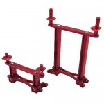 [DETAILS TECH] (TRX-4 ɼƮ) Aluminum Front Rear Body Mount Post Set - Red for (TRX-4)