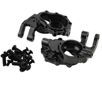 [˾ũ] DTUP02037A [DETAILS TECH] (TRX-4 ɼƮ) Aluminum Front Steering Knuckle Set Black