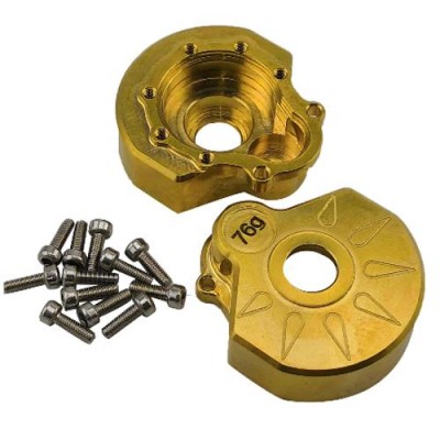 [˾ũ] DTUP02043 [DETAILS TECH] (TRX-4 ɼƮ) Brass Front Rear Portal Cover Style B for (TRX-4) 2pcs/set