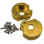 [DETAILS TECH] (TRX-4 ɼƮ) Brass Front Rear Portal Cover Style B for (TRX-4) 2pcs/set