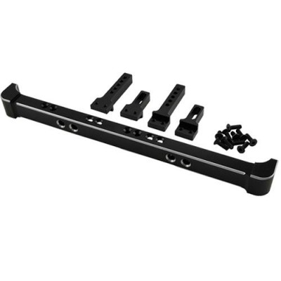 [˾ũ] DTUP02031 [DETAILS TECH] (TRX-4 ɼƮ) Aluminum Rear Bumper Set Style B -Black for (TRX-4)