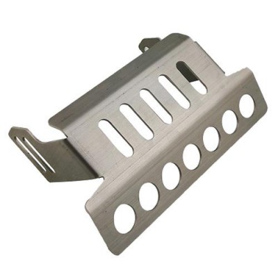 [˾ũ] DTUP02021 [DETAILS TECH] (TRX-4 ɼƮ) Heavy Steel Front Fender Steering Guard-Silver for (TRX-4)