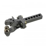 [DETAILS TECH] ( Ǽ) Aluminum Trailer Drop Hitch Receiver Towball - Silver