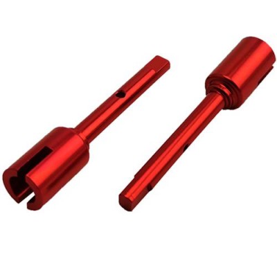 [˾ũ] DTOR01013A [DETAILS TECH] (Ÿ̾ ɼƮ TT01 / TT02) Aluminum Center Drive Shaft For TT02 TT02B #TT02-016BU (Red Color)