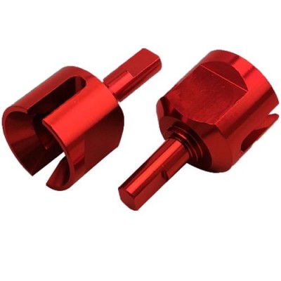 [˾ũ] DTOR01015A [DETAILS TECH] (Ÿ̾ ɼƮ TT01 / TT02) Aluminum Drive Shaft for TT01/ TT01E #TT-022BU (Red Color)