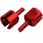 [DETAILS TECH] (Ÿ̾ ɼƮ TT01 / TT02) Aluminum Drive Shaft for TT01/ TT01E #TT-022BU (Red Color)
