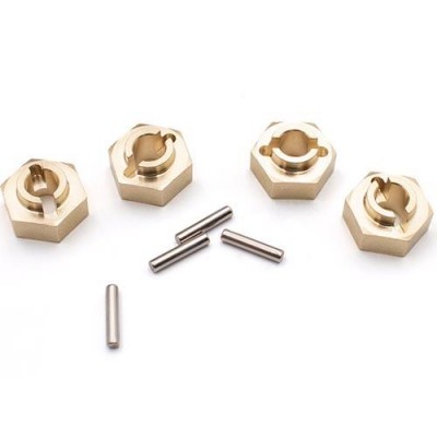 [˾ũ] DTS301009 [DETAILS TECH] Axial SCX10 III 12mm Diameter Brass Wheel Hex Adaptor