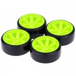 [DETAILS TECH] (4PC, Ѵ) 1/10 Drifting Car Wheel Set (Green)