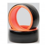[DETAILS TECH] (4PC, Ѵ) 1/10 Double Color Drift Tire 4pcs/set (Black Orange)