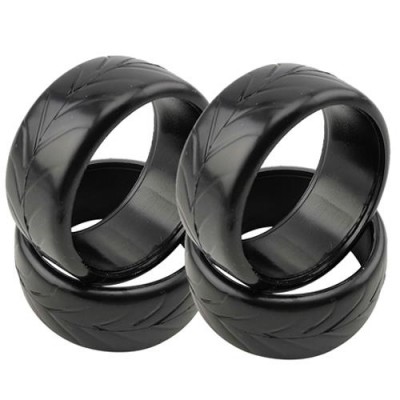 [˾ũ] DTPA03001B [DETAILS TECH] (4PCS, Ѵ, 帮Ʈ Ÿ̾) 1/10 Drift Tire 4pcs/set (Lines Type)