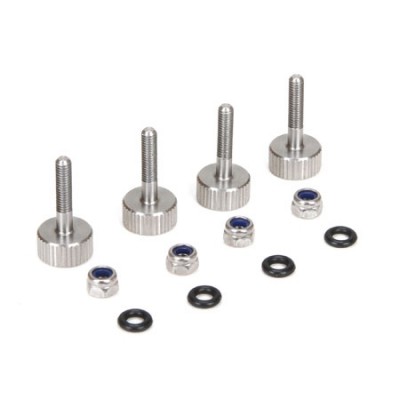 �˾���ũ PRB286030 [PROBOAT] Canopy Thumb Screws, (4): Zelos 36 Twin