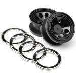 [MAVERICK] MV25012 Wheels w/Gunmetal Beadlocks 2pcs (Scout RC)