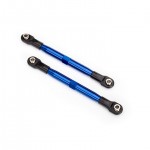 [Traxxas] AX6742X Toe links (TUBES blue-anodized, 7075-T6 aluminum, stronger than titanium) (87mm) (2)/ rod ends (4)/ aluminum wrench (1)inum wrench (1) (2579 3x15 BCS (4) required for installation)