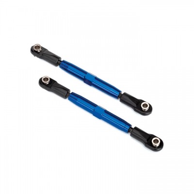 [˾ũ] AX3643X [Traxxas] AX3643X Camber links, front (TUBES blue-anodized, 7075-T6 aluminum, stronger than titanium) (83mm) (2)/ rod ends (4)/ aluminum wrench (1) (2579 3x15 BCS (4) required for installation)