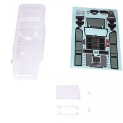 �˾���ũ THJ082-1 [Traction Hobby] Clear body set with sticker(CRAGSMAN&Founder)