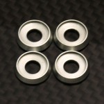 [TFL] Aluminum Cone Washer 4mm 4pcs (512B63)