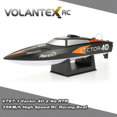 [˾ũ]  Volantex Vector 40 Brushless RC Boat (Black) - Ʈ