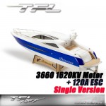TFL Princess Brushless Motor RC Boat 970mm (3660 1620KV Motor + 120A ESC)