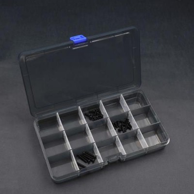 [˾ũ] KOS32115 [KOSWORK] Parts Box 177x102x25mm (15 Compartments, Removable Dividers)