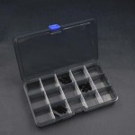 [KOSWORK] Parts Box 177x102x25mm (15 Compartments, Removable Dividers)