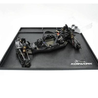 [˾ũ] KOS32120-450BK [KOSWORK] (۾ Ʈ) Assembly Tray / Cleaning Tray 45040010mm Black (1/10 M Size, 1/18, Min-Z & Mini 4WD)