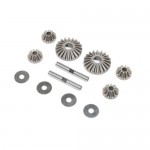 [TLR Racing] Differential Gear & Shaft Set: 8X, 8XE 2.0