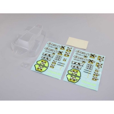 [˾ũ] TLR240018 [TLR Racing] Body Set with Decals, Clear: 8X, 8XE 2.0