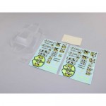 [TLR Racing] Body Set with Decals, Clear: 8X, 8XE 2.0