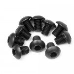 [HPI] #100558 - BUTTON HEAD SCREW M3x4mm (HEX SOCKET/10pcs)