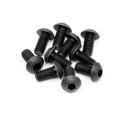 [˾ũ] Z351-HPI [HPI] #Z351 - BUTTON HEAD SCREW M3x6mm (HEX SOCKET/10pcs)