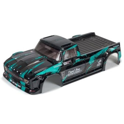 [˾ũ] ARA414008 [ARRMA] ARA414008 1/8 Finished Body, Black/Teal: INFRACTION
