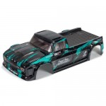 [ARRMA] ARA414008 1/8 Finished Body, Black/Teal: INFRACTION