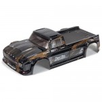 [ARRMA] ARA414007 1/8 Finished Body, Black/Gold: INFRACTION
