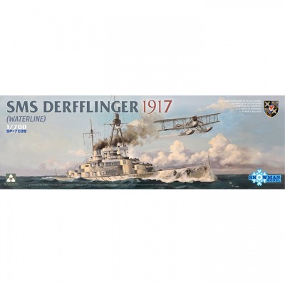 [˾ũ] BTSP-7039 [Takom] BTSP-7039 1/700 SMS Derfflinger 1917 (Water Line) w/FF-33E