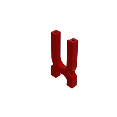 �˾���ũ ARA320666 [ARRMA] ARA320666 Aluminum Center Diff Holder, Red