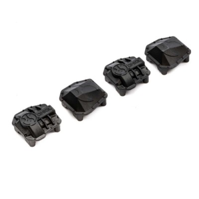 [˾ũ] AXI232044 [Axial] AXI232044 AR45P AR45 Differential Covers, Black: SCX10 III