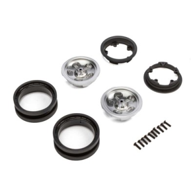[˾ũ] AXI43013 [Axial] AXI43013 1.9 Retro Slot Beadlock Wheels, Satin (2)